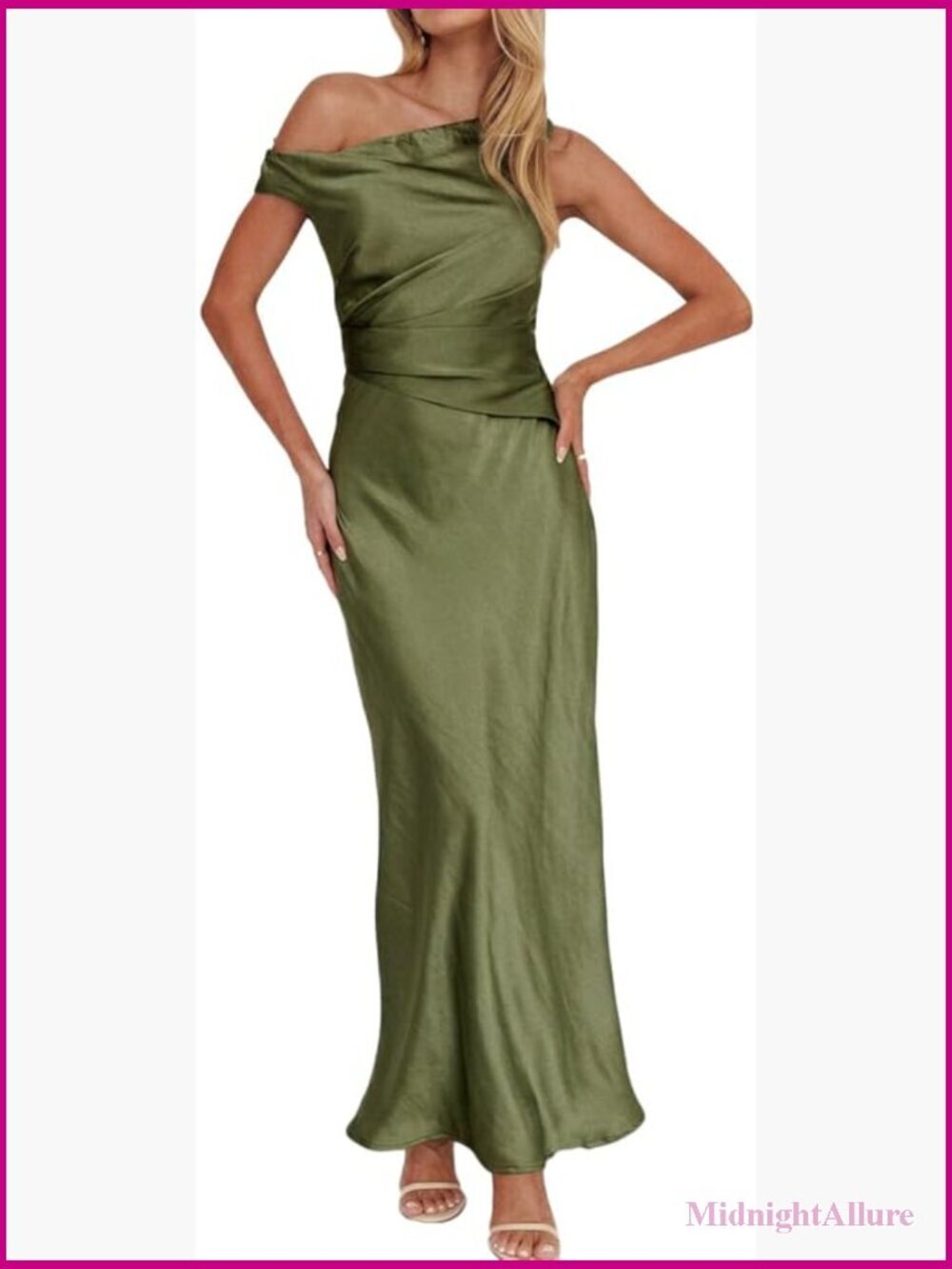 Elegant Off Shoulder Sleeveless Maxi Dress Formal Cocktail Long
